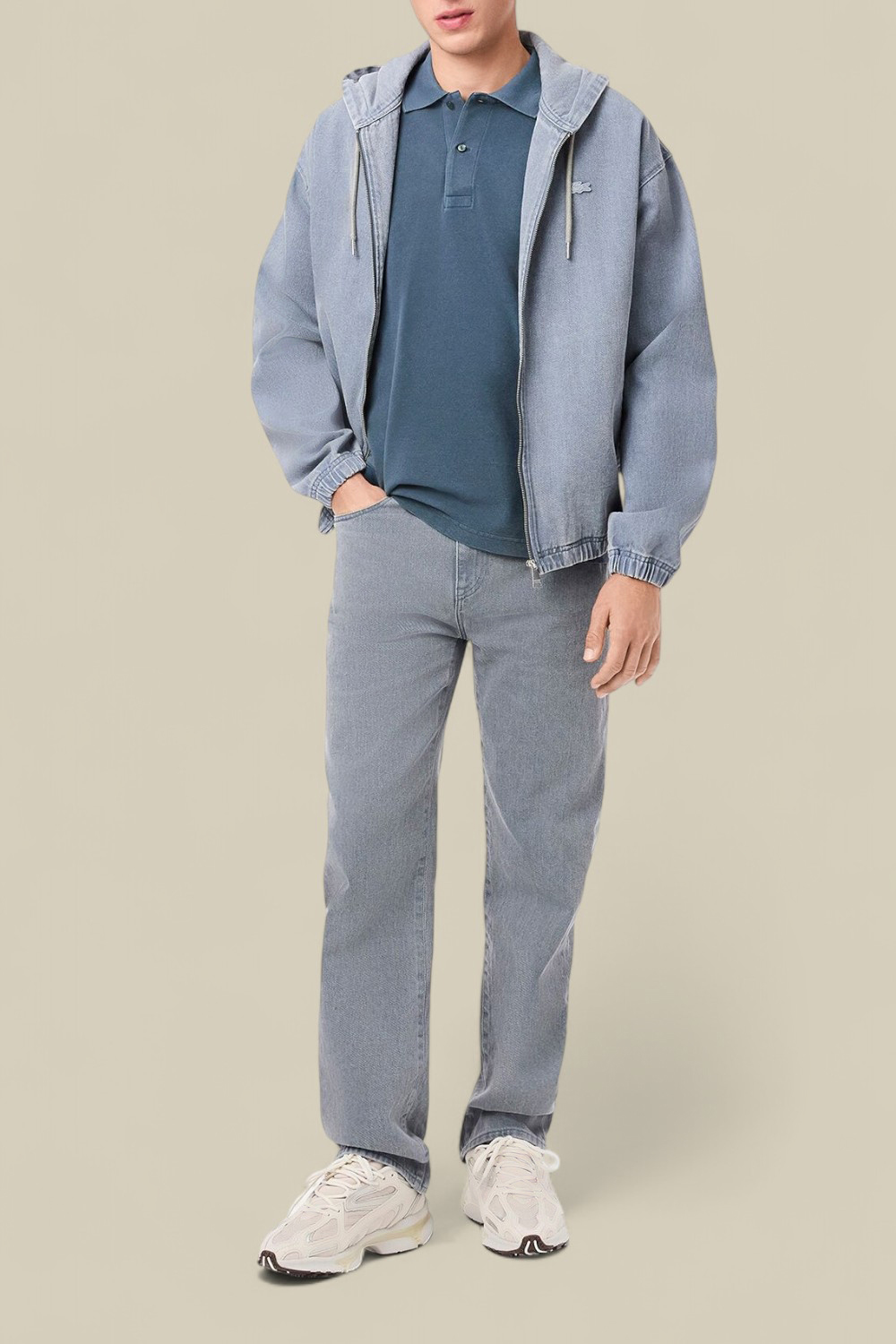 תמונת כל הלוק של חולצת פולו L.12.12